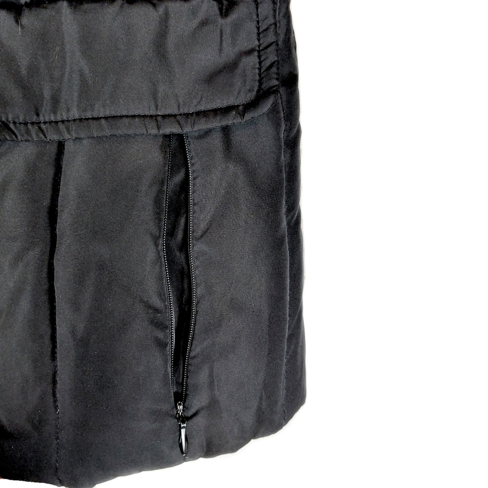 Kenneth Cole Reaction Womens Black Zip Down Puffer Jacket Sz XS - Picture 6 of 8